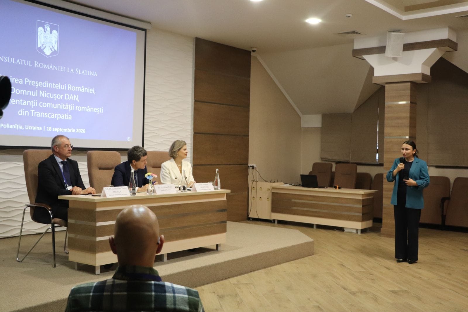Руминська громада з Президентом Руминії