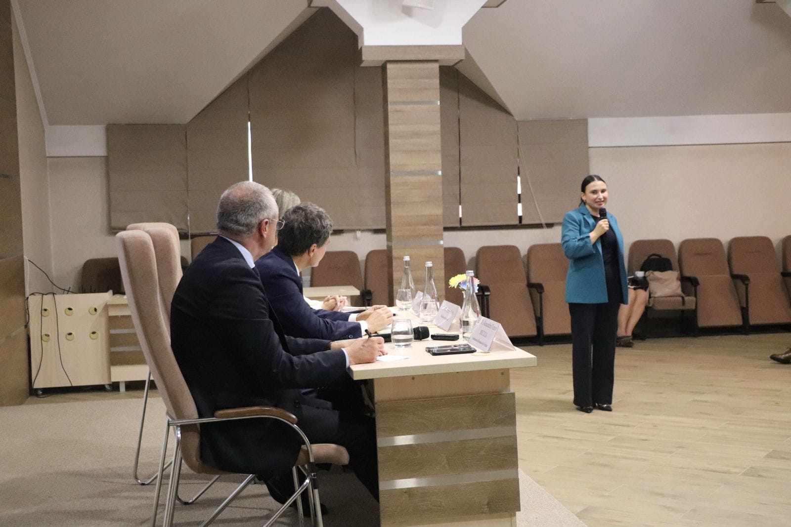 Руминська громада з Президентом Руминії